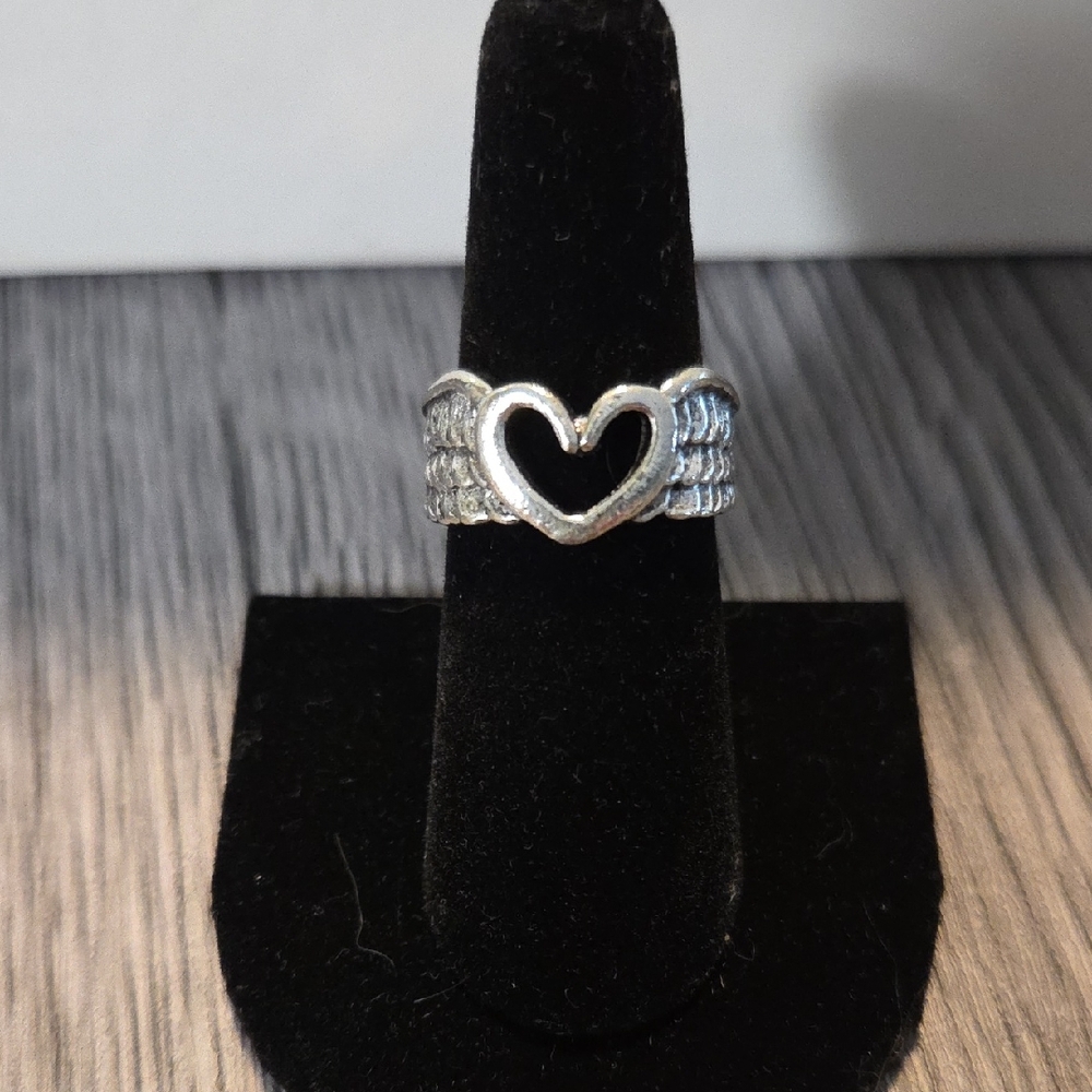 Heart with Wings Ring